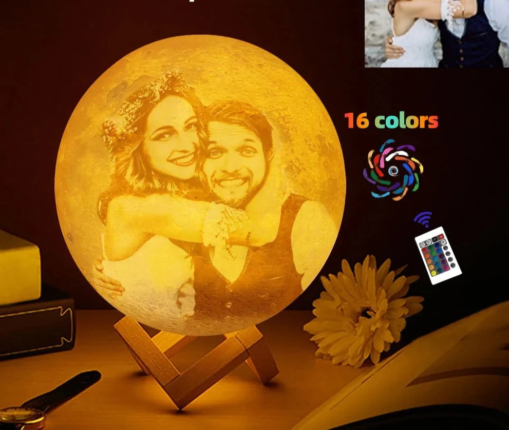Customized Printing Moon Lamp