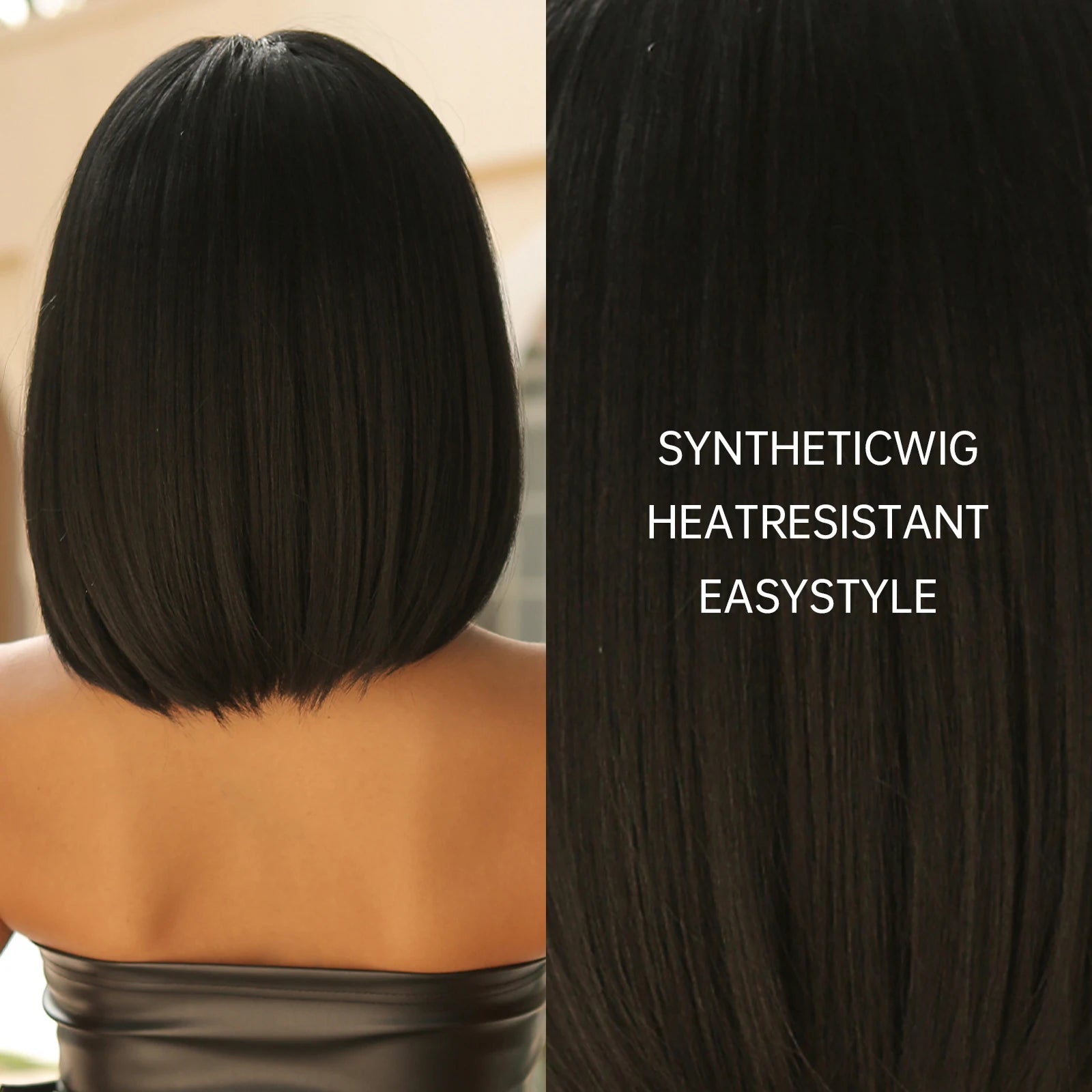 Short Straight Synthetic Wigs